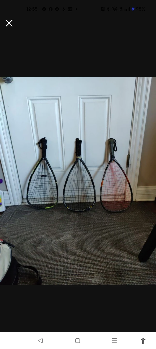 3 Racquetball Racquets