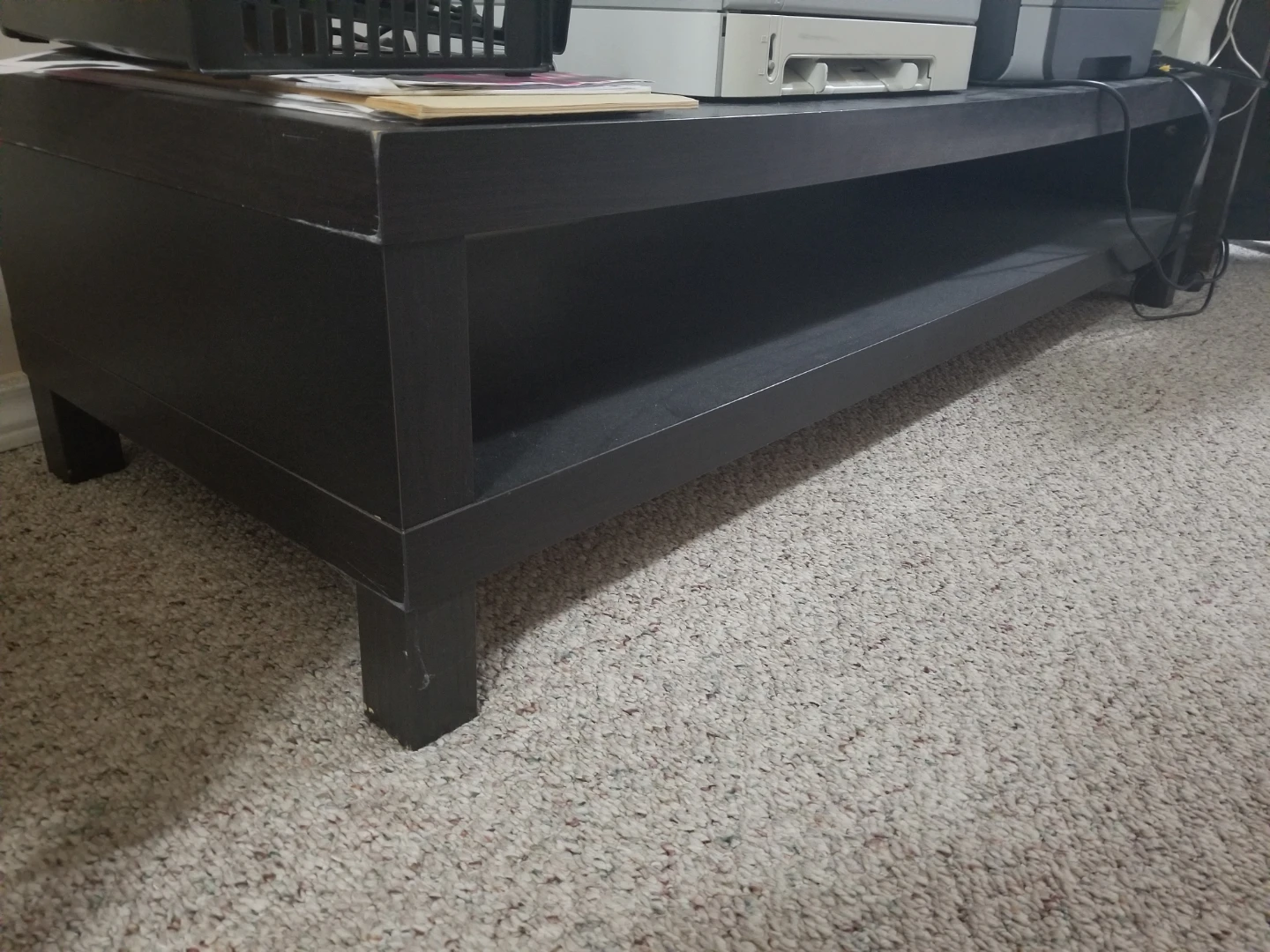 Black TV Stand