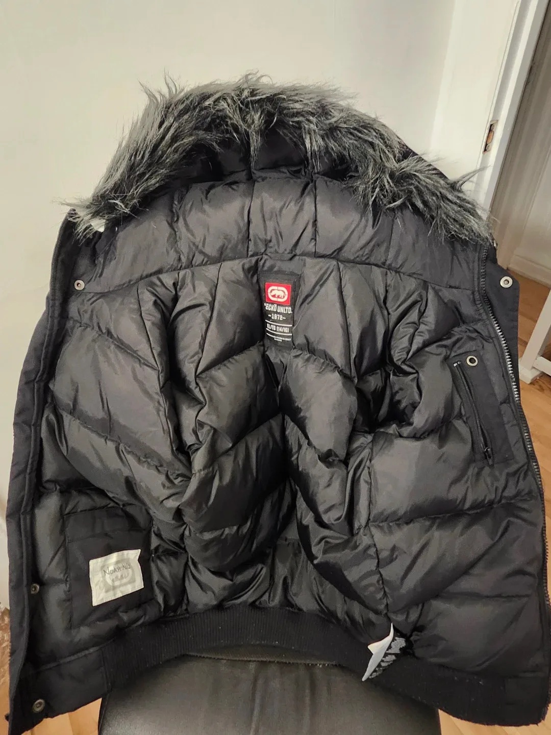 Ecko Unltd Black Winter Jacket XL