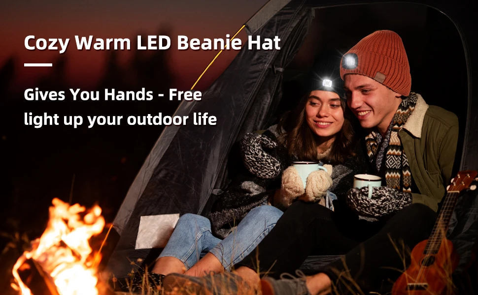 NEW 2pcs Pack Beanie with Light - photo 4