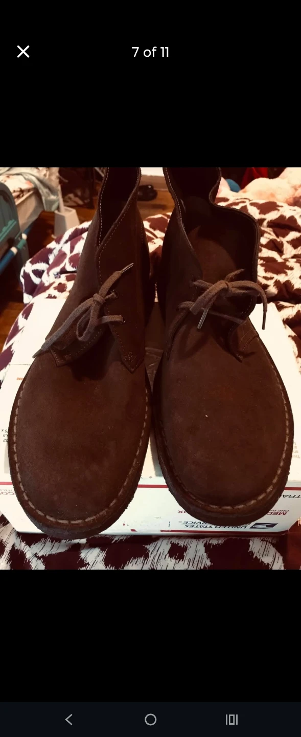 #Cleanout Clarks Desert Boots - Brown Suede Size 12 - photo 5