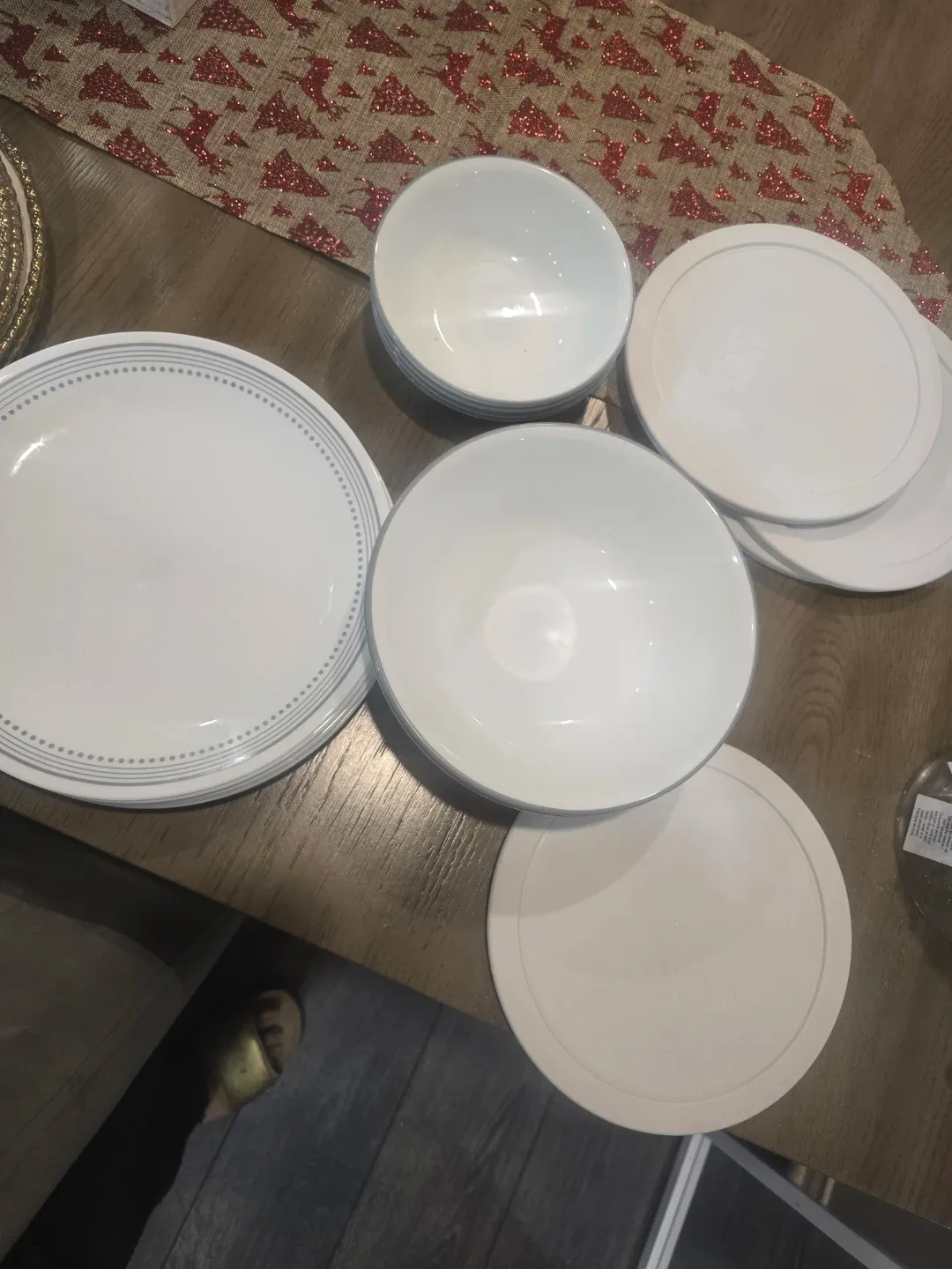 Corelle Dishes Set - Plates and Bowls