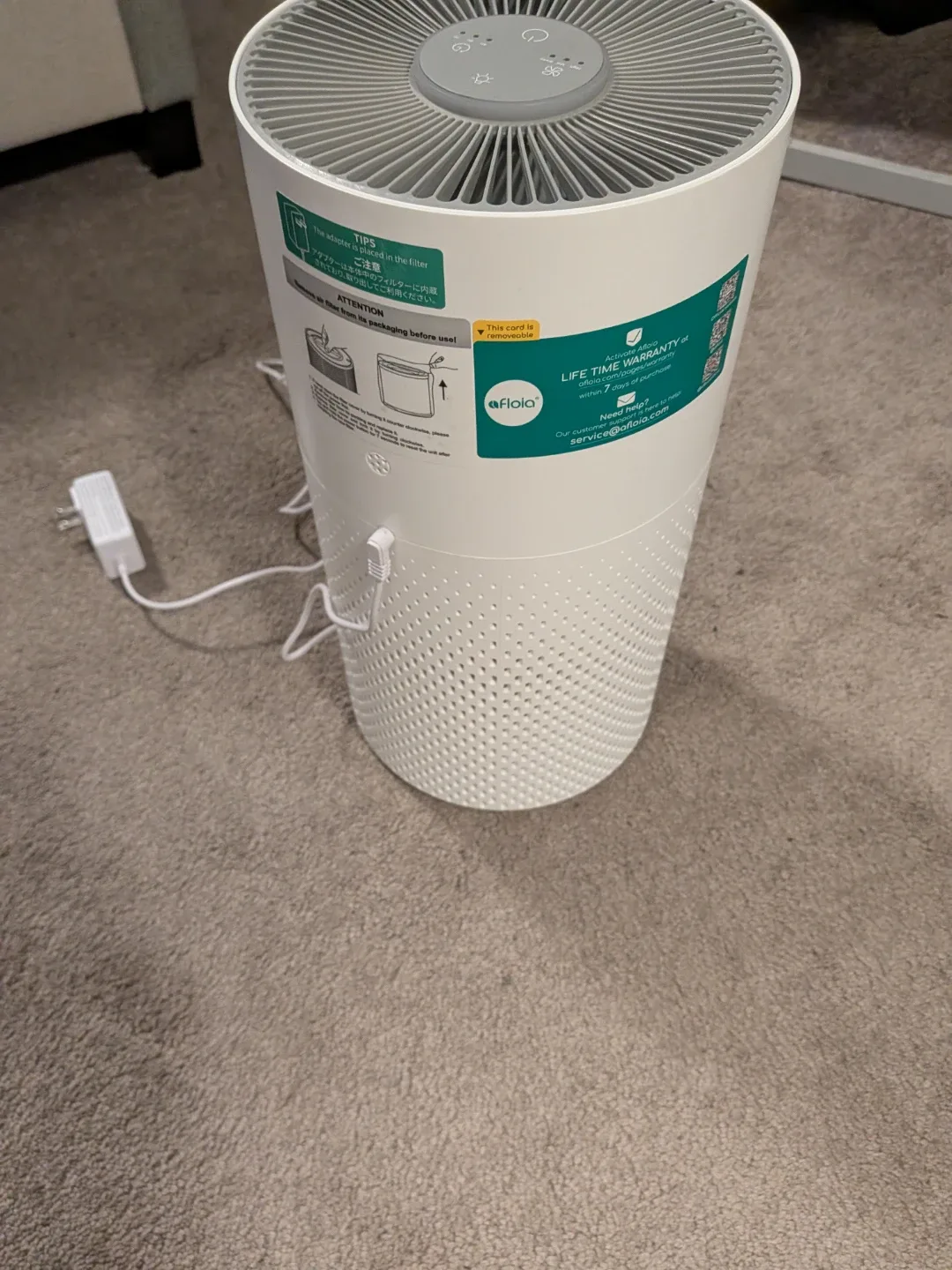 Afloia Air Purifier - White (New) image indicator(5)