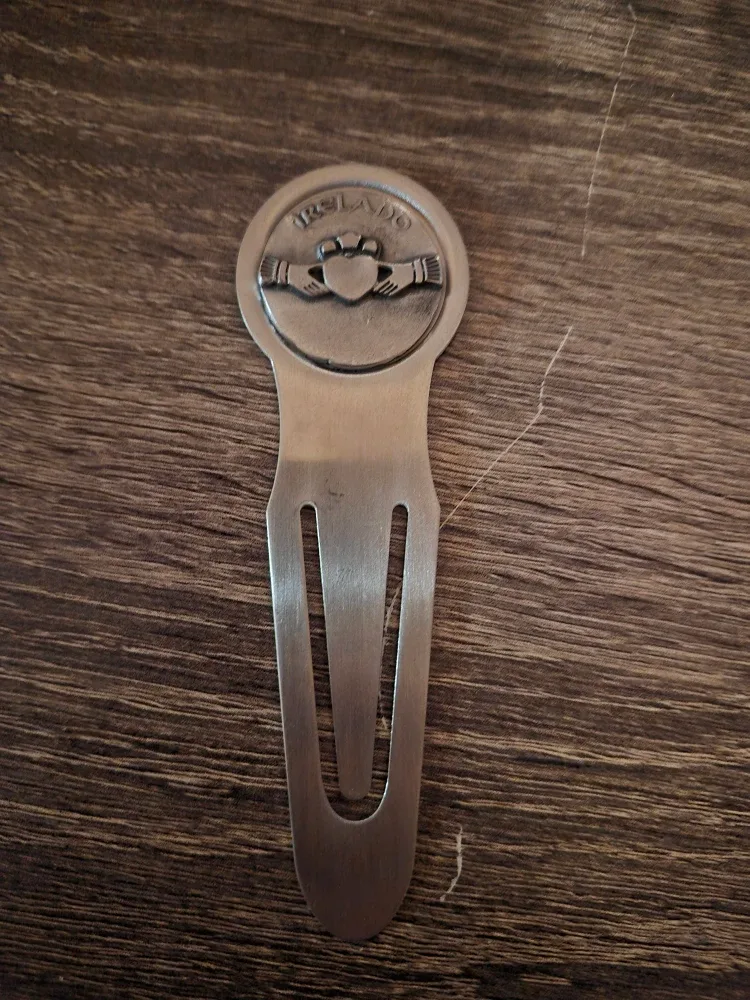 Irish Claddagh Pewter Bookmark