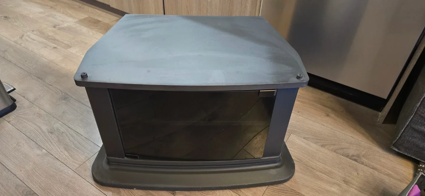 Black Swivel TV Stand