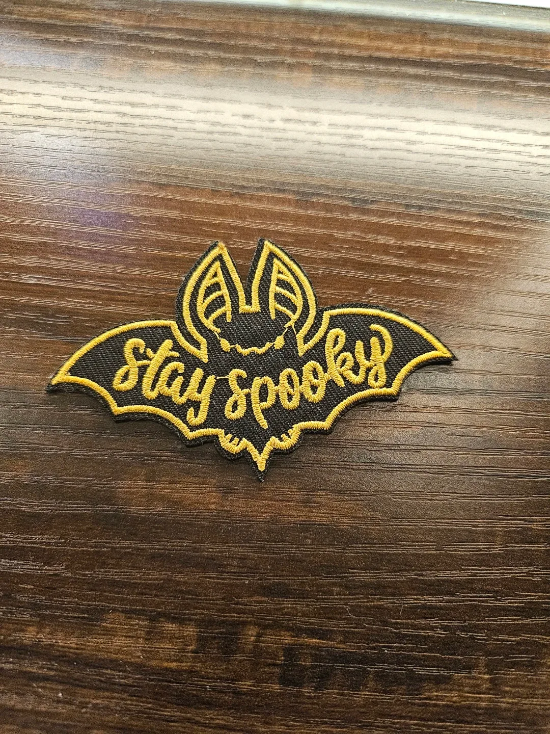 Stay Spooky Bat Patch - iron or sew on #Closetcleanout