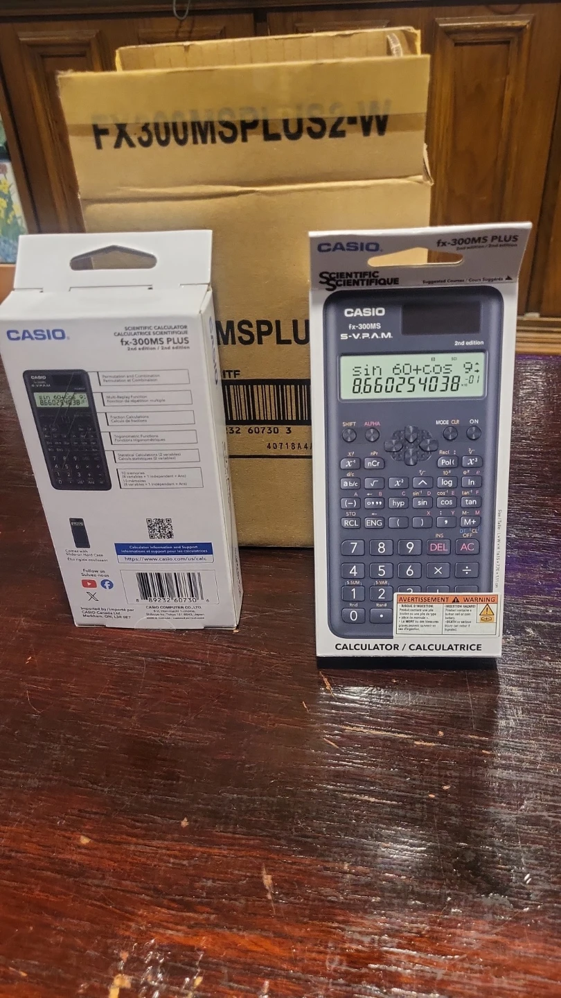 New Casio FX-300MS PLUS Scientific Calculator