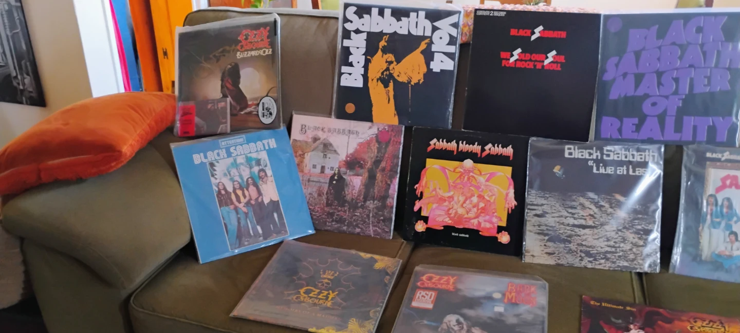 Black Sabbath & Ozzy Osbourne Vinyl Records Collection