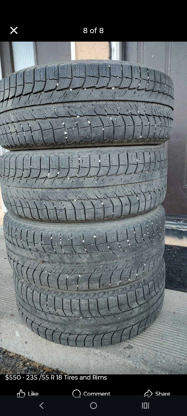 Michelin 235/55R18 Tires and Rims - photo 2
