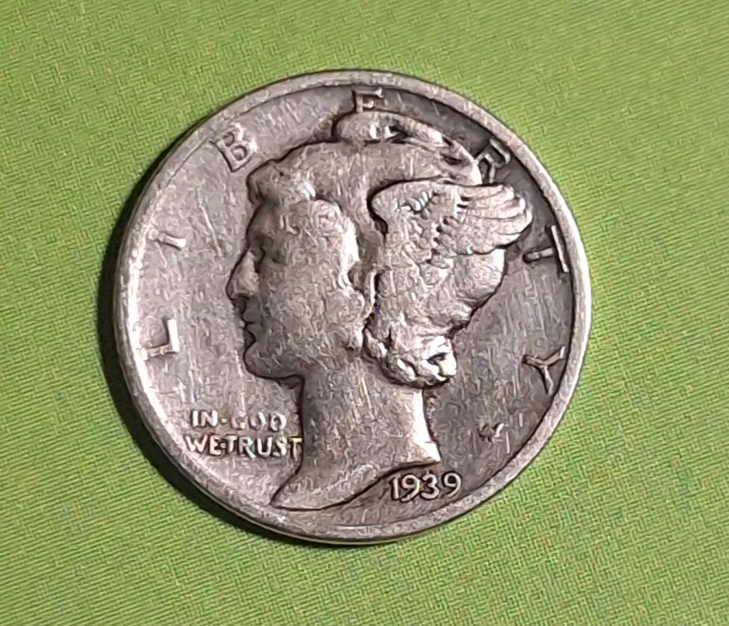 1939 Mercury Dime