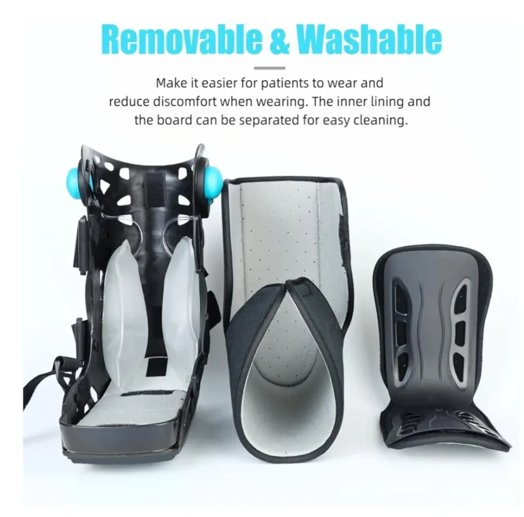 Walking Boot Inflatable Walker Fracture Boot for Heel Pain(NEW) image indicator(5)