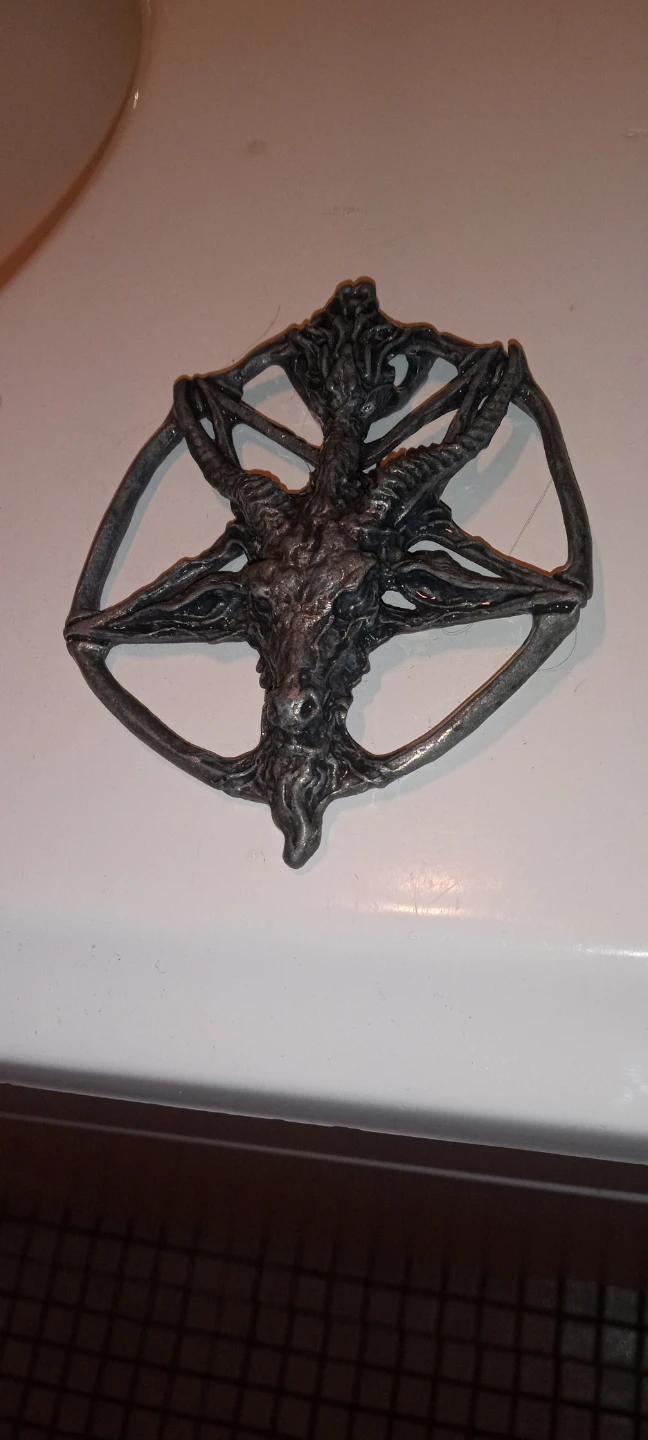 Utra Rare Vintage "Paul Booth "Baphomet" Pendant - photo 3
