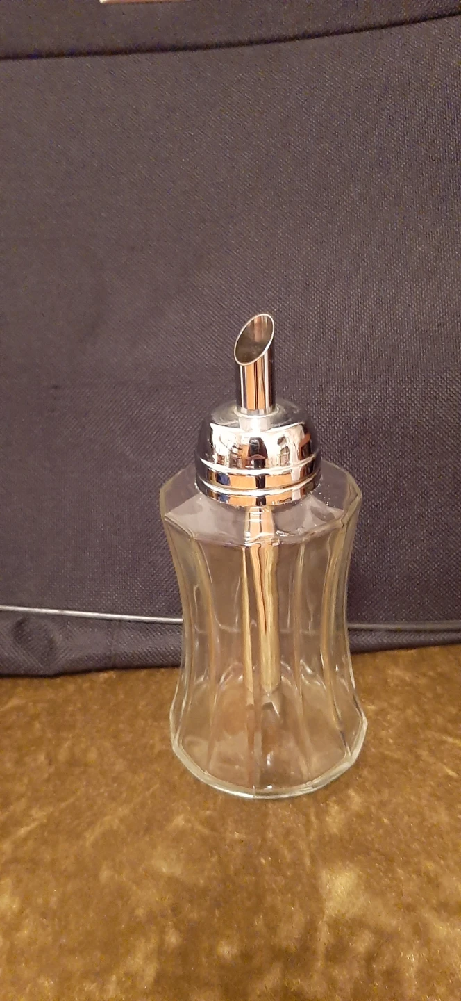 Vintage Bistro style Glass Sugar Dispenser