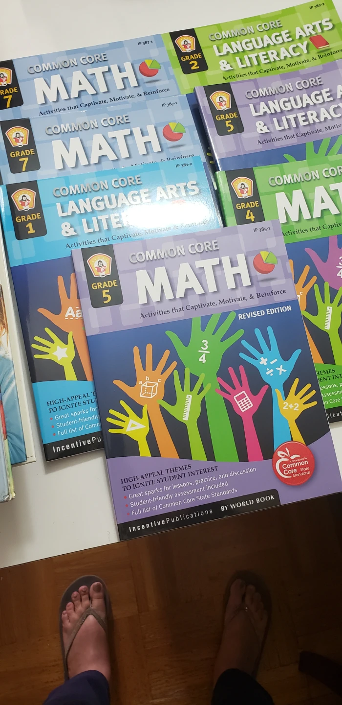 Common Core Math & Language Arts Workbooks