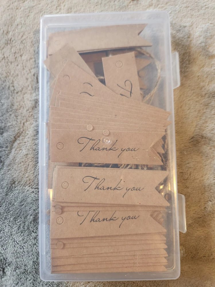Thank You Tags with Twine