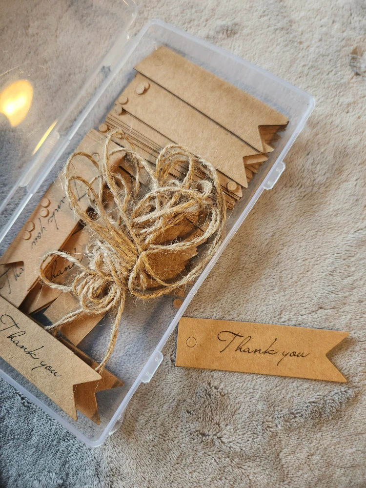 Thank You Tags with Twine - photo 2
