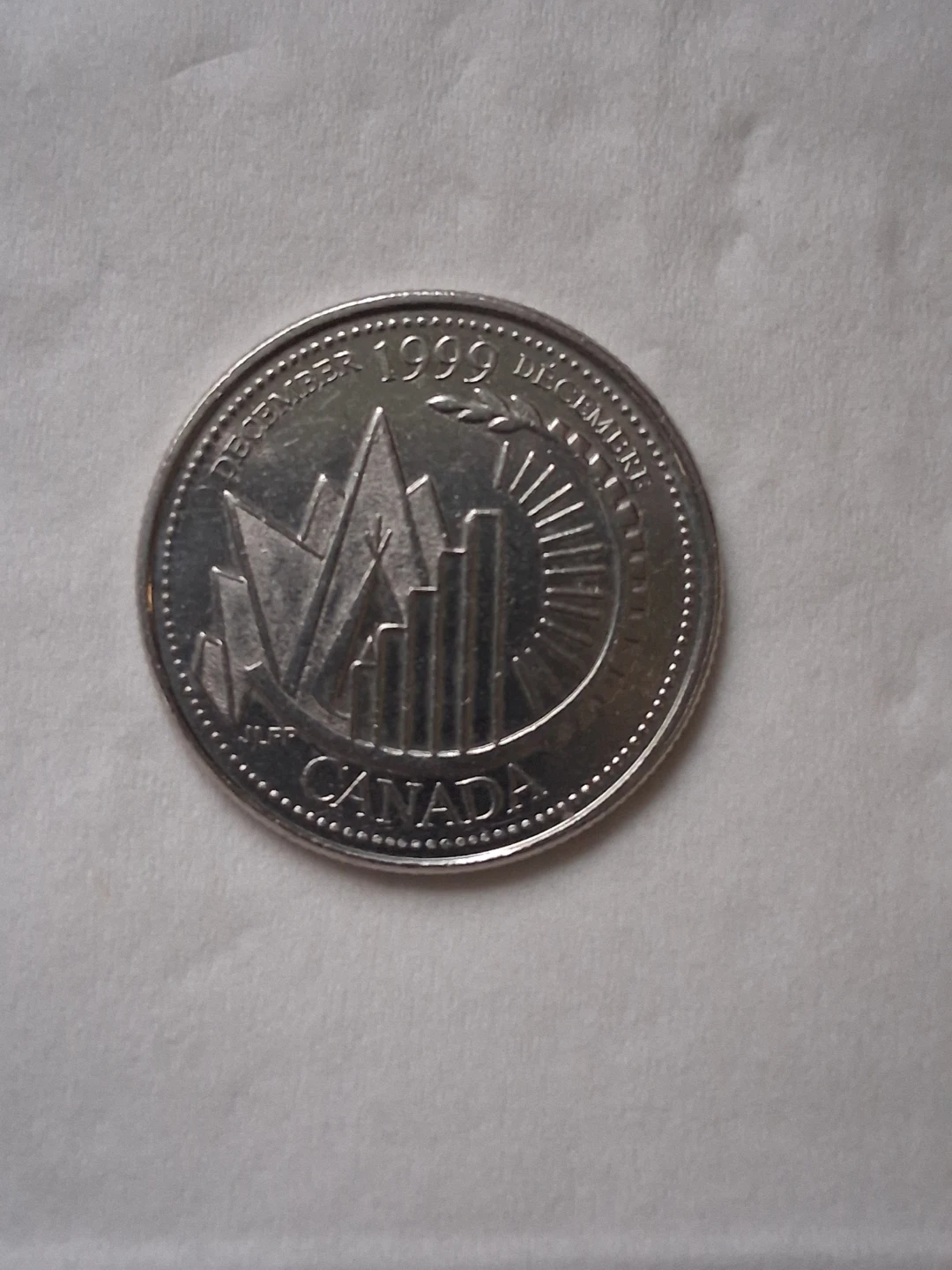 1999 Canadian December Millennium Quarter