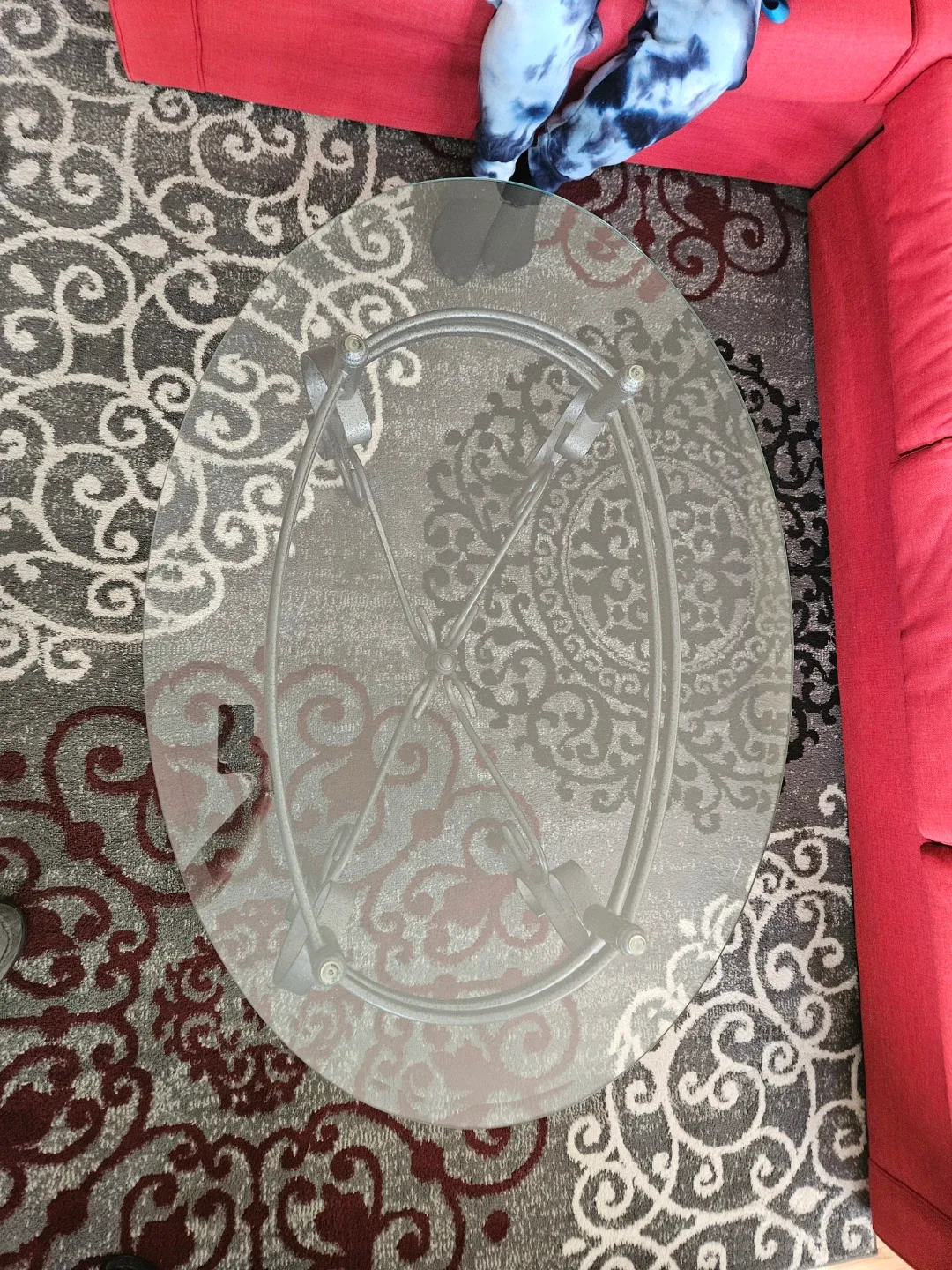 Glass Top Coffee Table