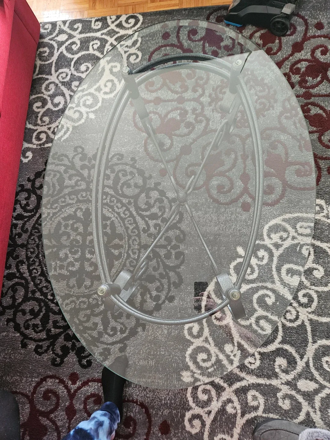 Glass Top Coffee Table #Cleanout image indicator(2)