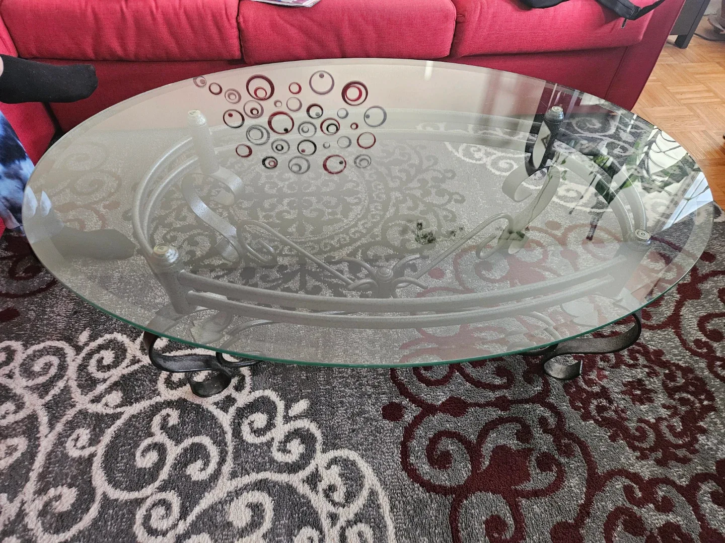 Glass Top Coffee Table #Cleanout image indicator(3)