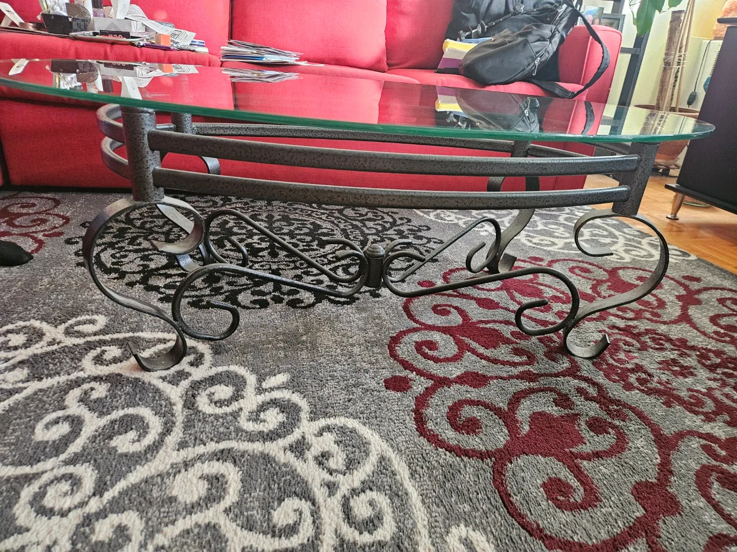 Glass Top Coffee Table #Cleanout image indicator(4)