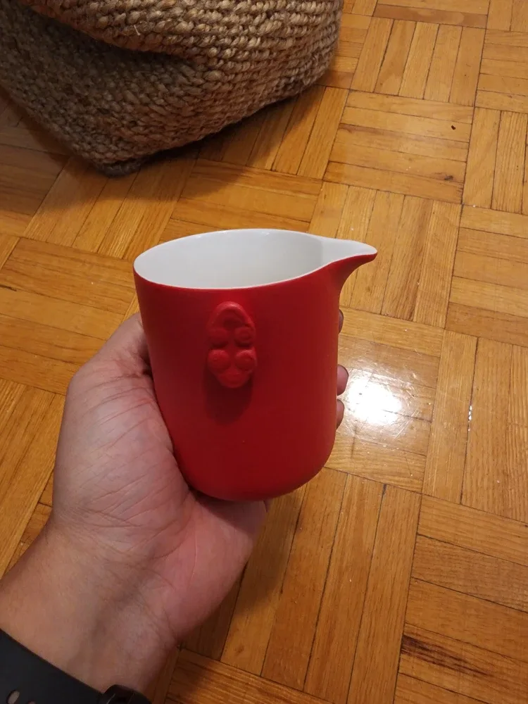 Red Ceramic Tea Pitcher (free)