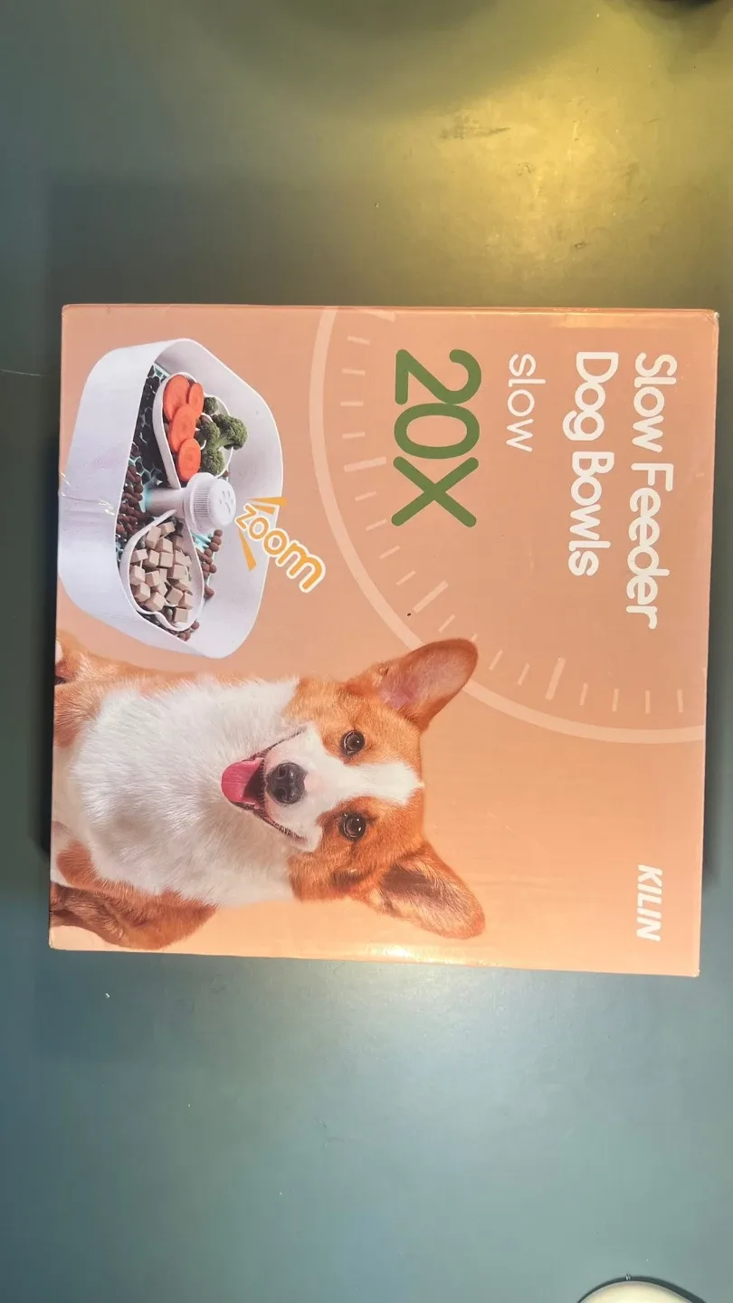 Kilin 20x Slow Feeder Dog Bowl with Puzzle Mode and Licking Pad