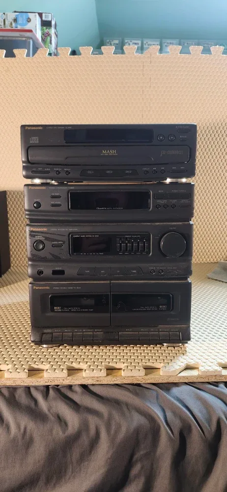 Panasonic Stereo System with Pioneer Speakers
