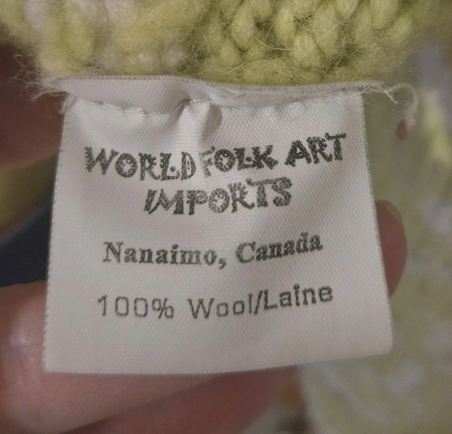 Vintage World Folk Art Imports Wool Hooded Sweater - photo 4