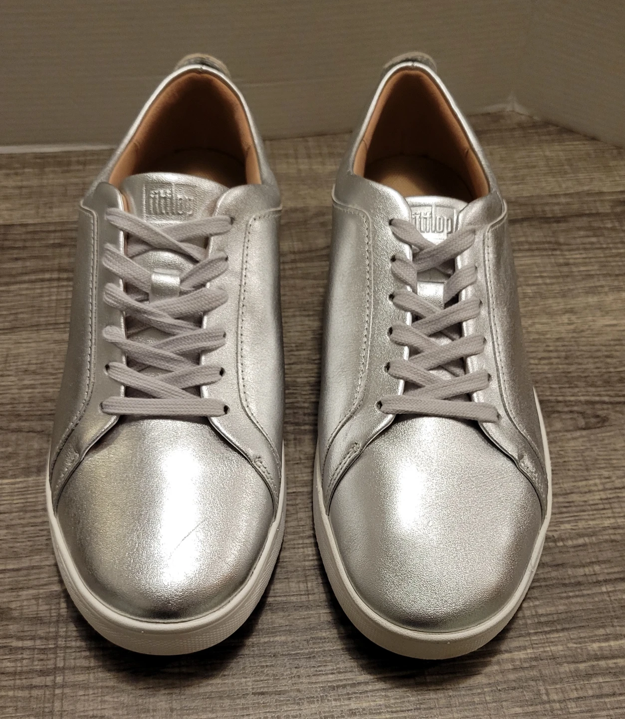 Fitflop Metallic Silver Sneakers US 7.5