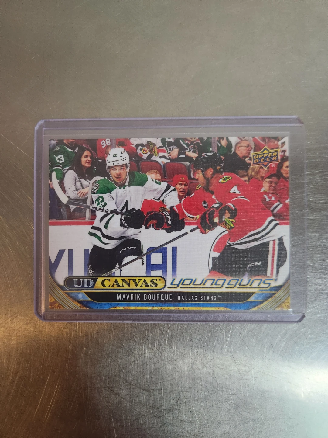 Mavrik Bourque UD Canvas Young Guns Hockey Card