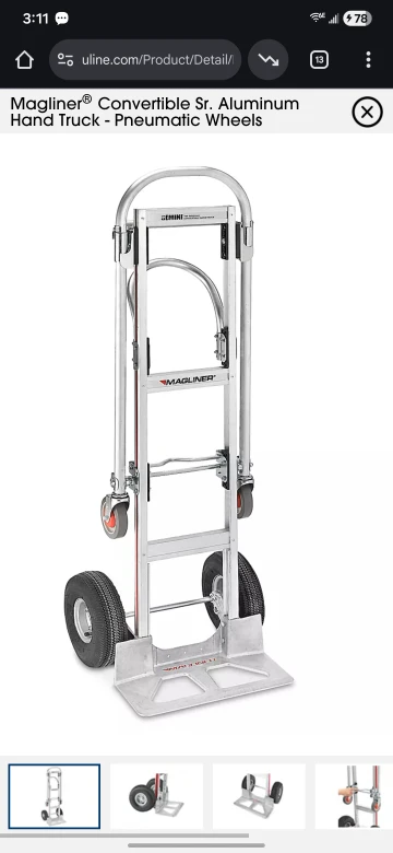 Magliner Convertible Sr. Aluminum Hand Truck - photo 3