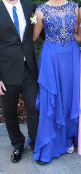 Blue Formal Gown- Grad dress