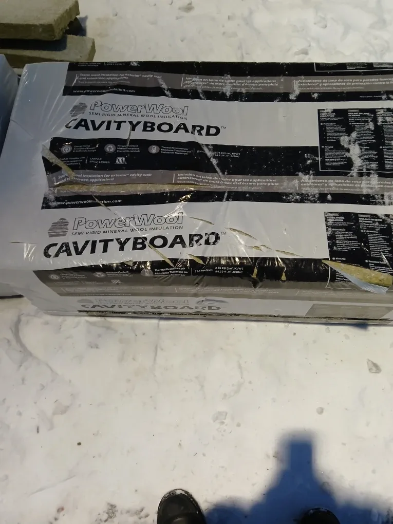 PowerWool CavityBoard Semi Rigid Mineral Wool Insulation