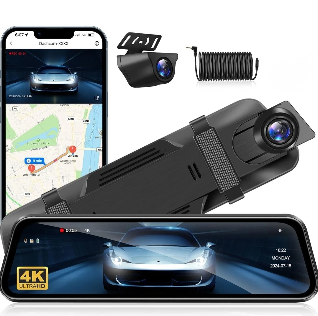 Jansite 4K Ultra HD Dash Cam - New!