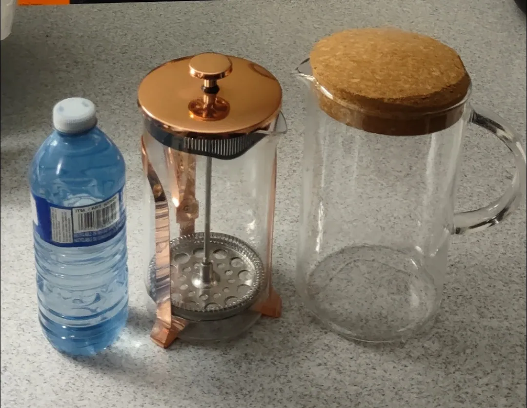 Glass Pitcher with Cork Lid #Clenout