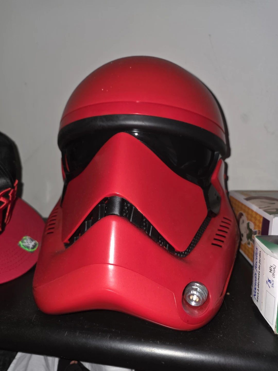 Star Wars Red Stormtrooper Helmet