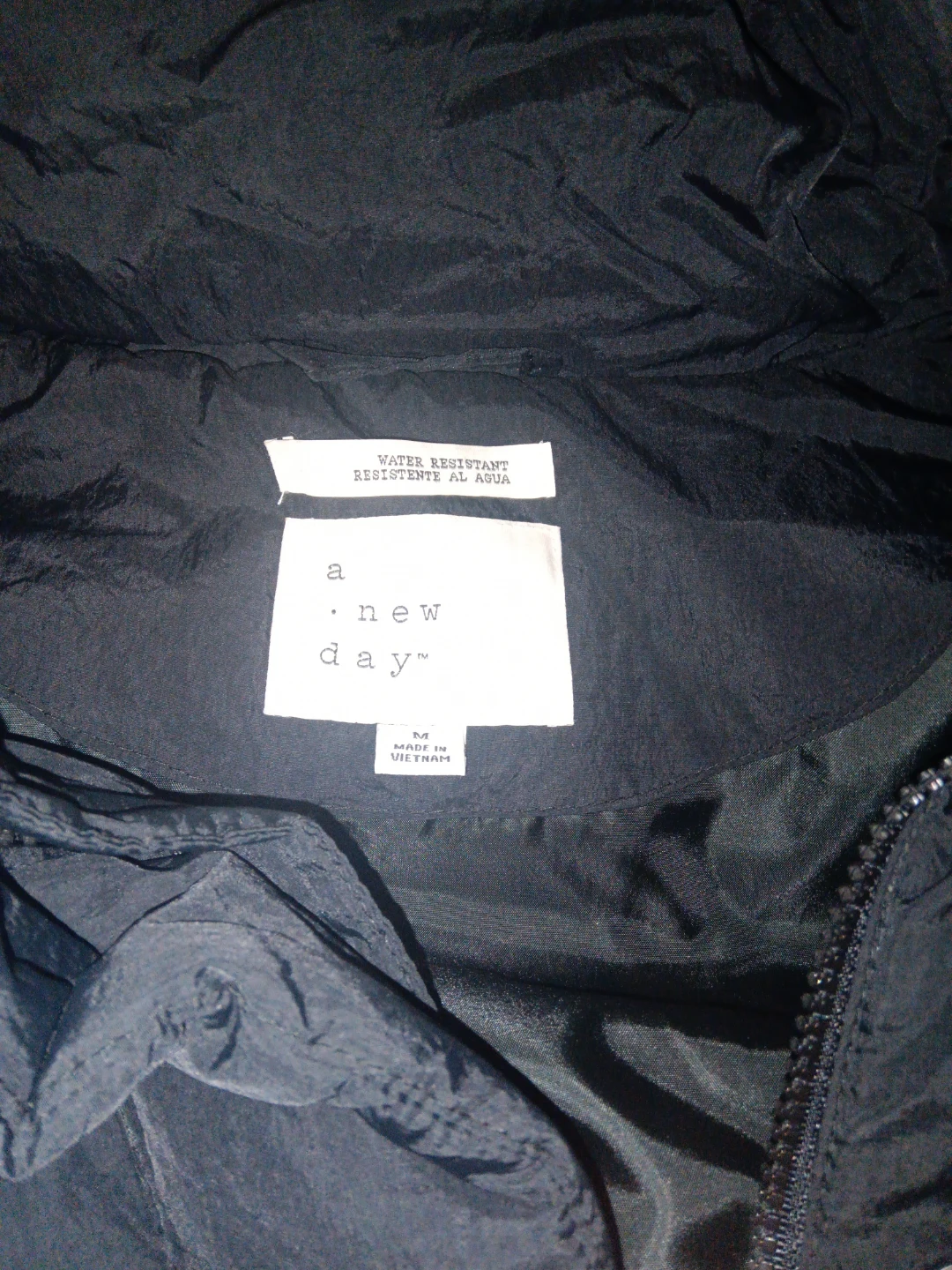 A New Day Black Puffer Jacket - Size M - photo 4