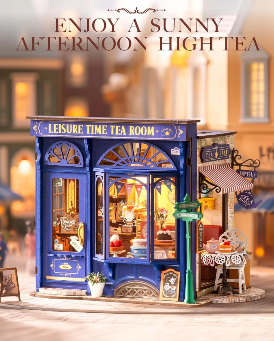 Rolife DIY Miniature House - Leisure Time Tea Room
