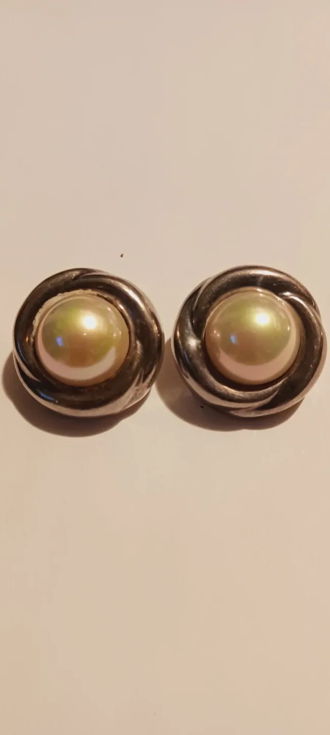 BARRA DESIGNER SIGNED STERLING SILVER 925 EARRINGS