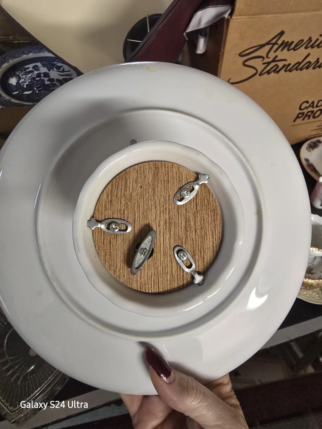 Happy Birthday Decorative Plate with music box - photo 2