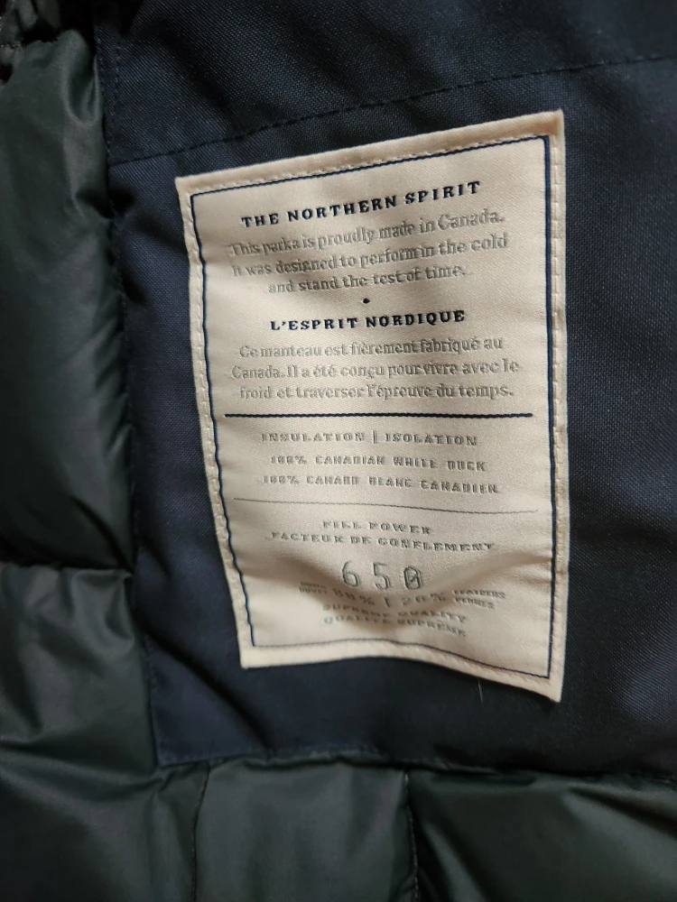 Quartz Co. Navy Down Parka - Size Extra Small - photo 3