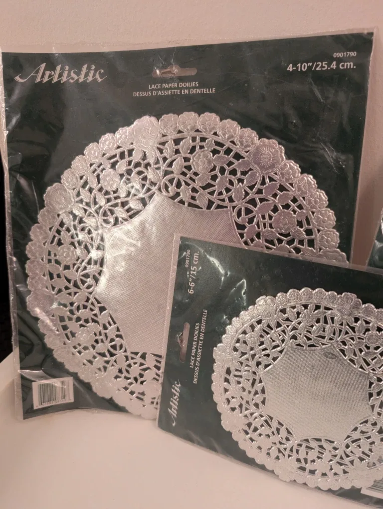 Artistic Lace Paper Doilies Set #Cleanout image indicator(2)