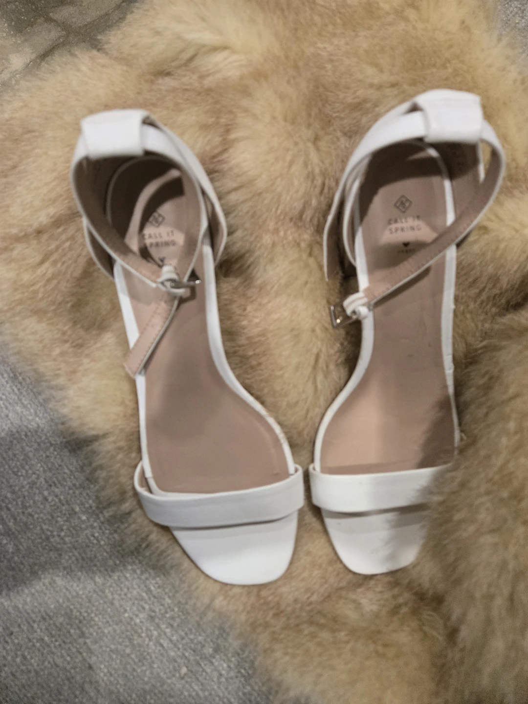 Call It Spring White Heels - Size 7 - photo 3