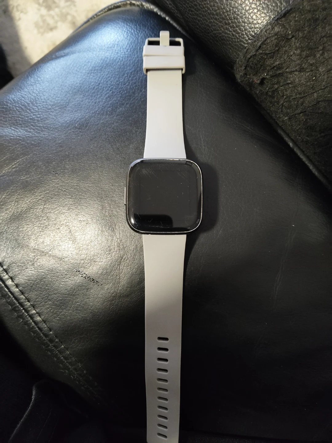 Fitbit Versa 2 Smartwatch - Grey, S/P + L/G Size - photo 2