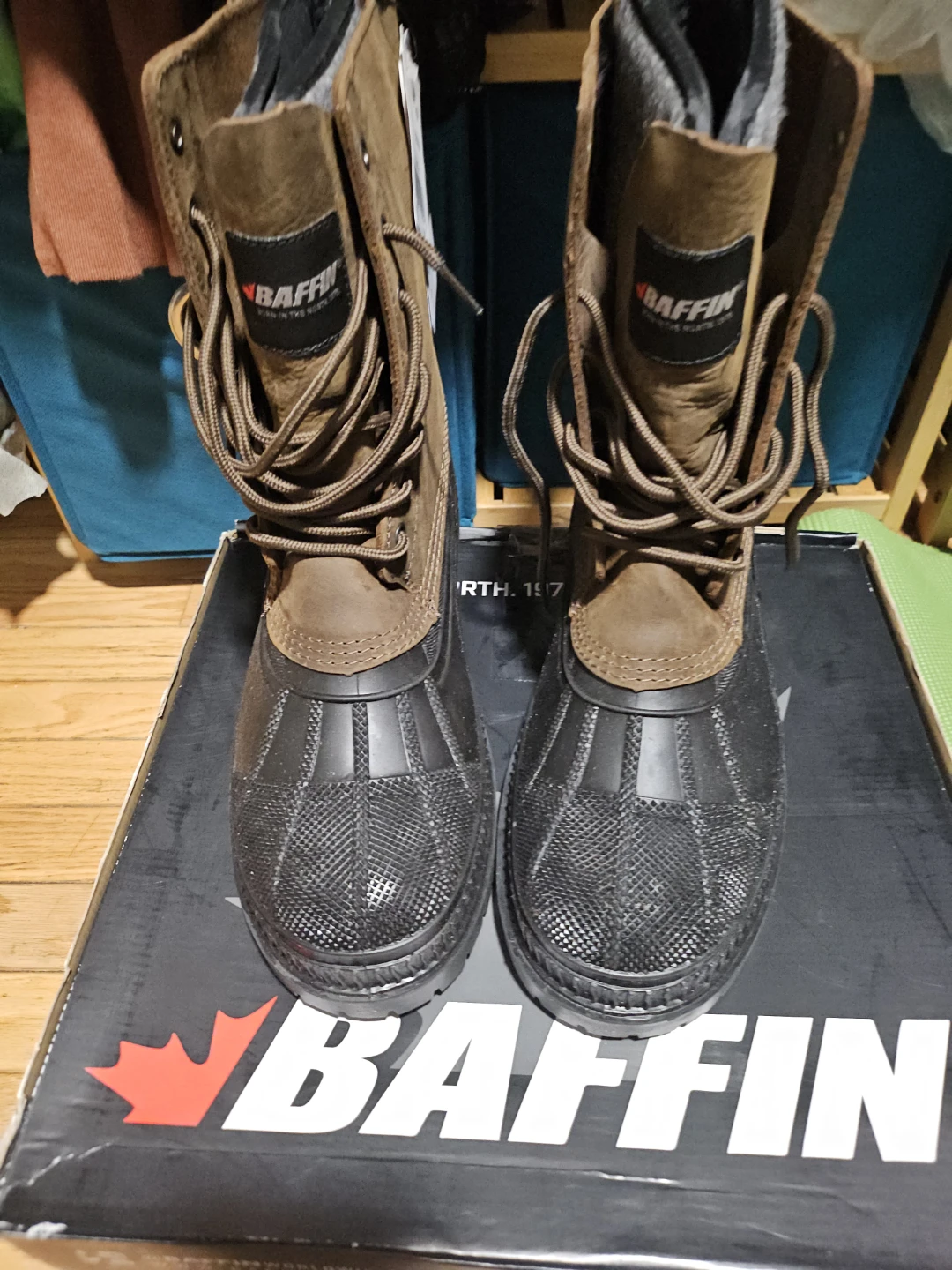 Baffin Yukon Brown Boots Size 10