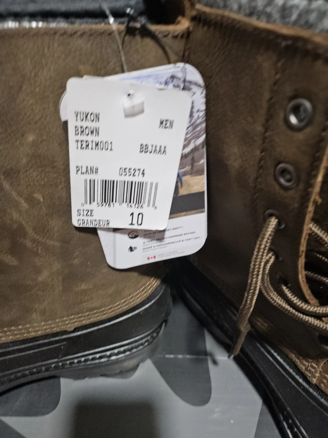 Baffin Yukon Brown Boots Size 10 - photo 3