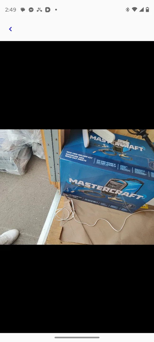 Mastercraft MIG 180I Welder Kit - New in Box!