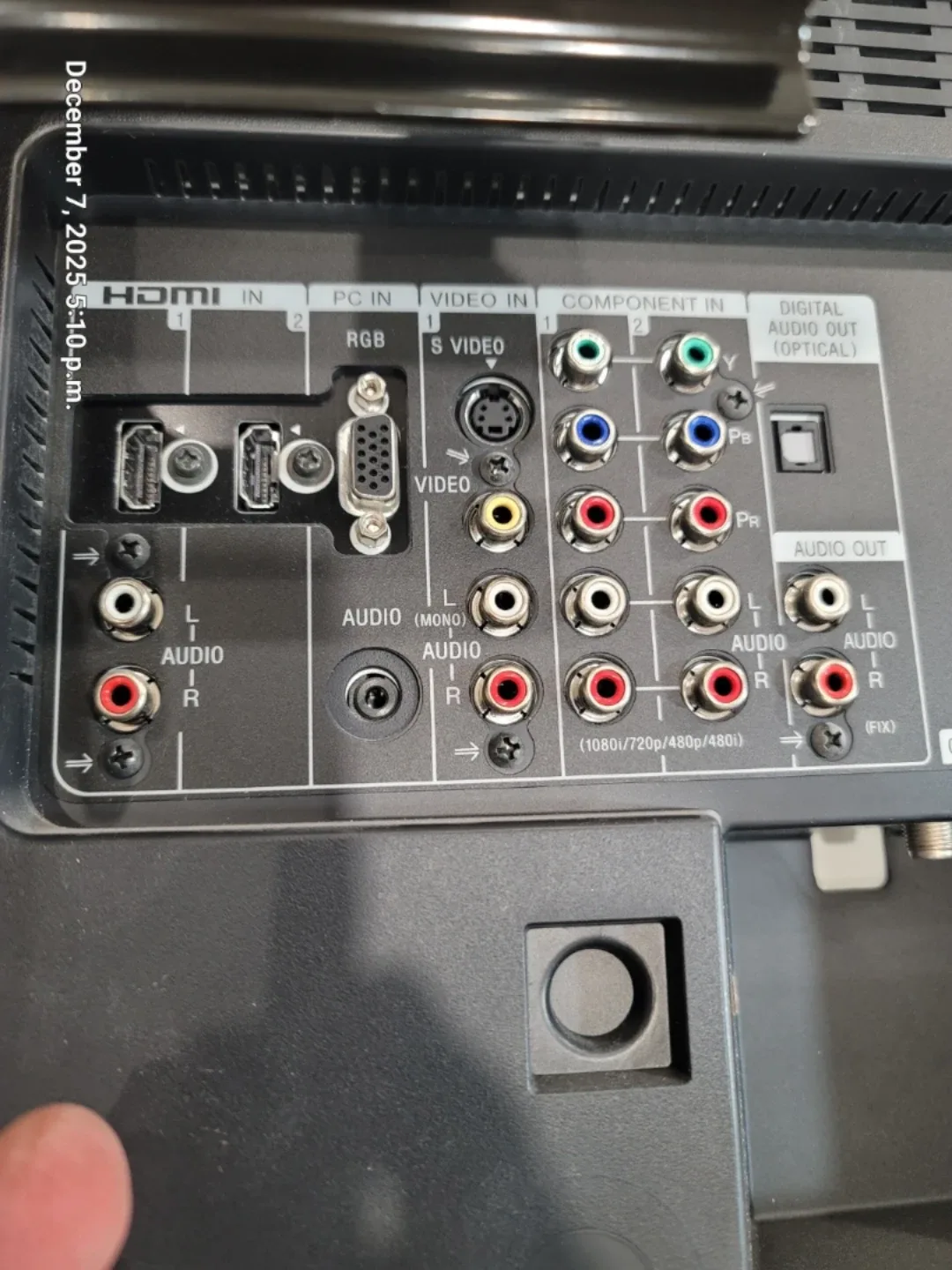 Sony KDL-32L4000 32" LCD TV image indicator(3)