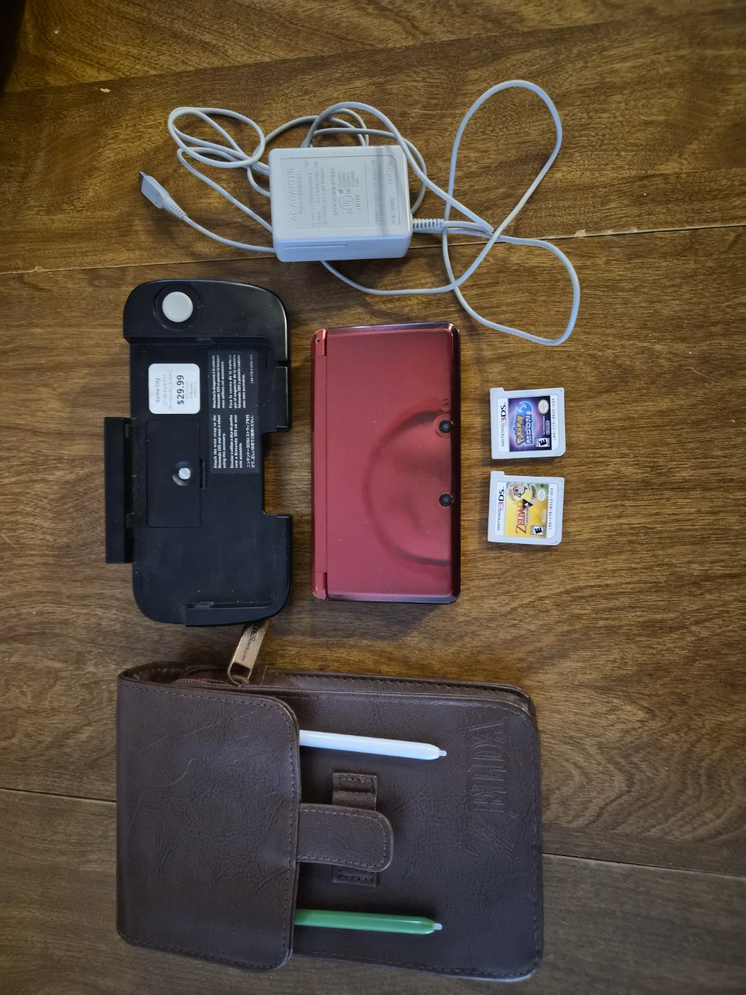 Nintendo 3DS Red with Games & Accessories